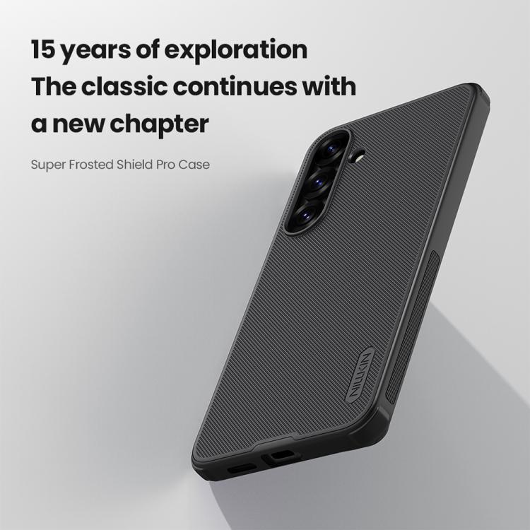 For Samsung Galaxy S25+ 5G NILLKIN Frosted Shield Pro PC + TPU Phone Case(Green) - free shipping - PMc TechLife - Order now!