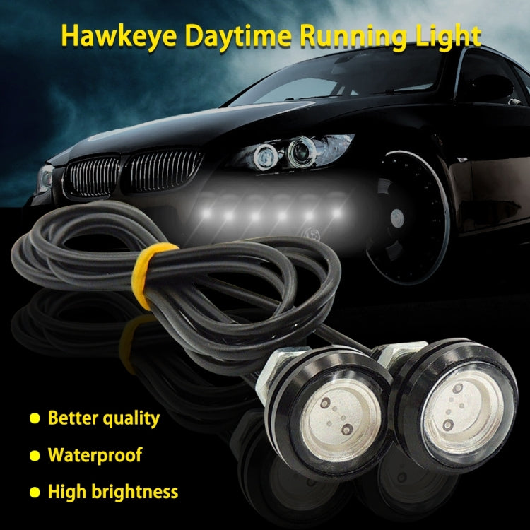 10pcs 23mm 1.5W DC12V Motorcycle Eagle Eye Light Double Lens Strobe Light(Red Light) - Eagle Eye Lights by PMC TechLife | Online Shopping South Africa | PMC TechLife | Buy Now Pay Later Mobicred