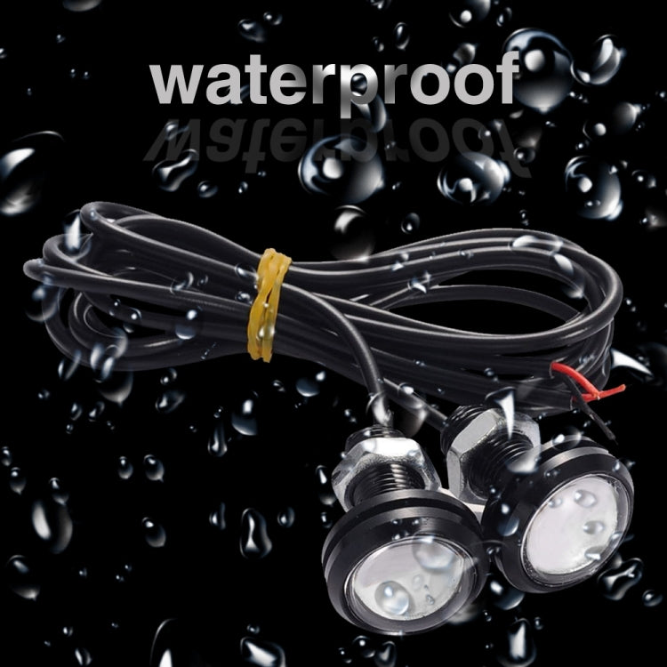 10pcs 23mm 1.5W DC12V Motorcycle Eagle Eye Light Double Lens Strobe Light(Red Light) - Eagle Eye Lights by PMC TechLife | Online Shopping South Africa | PMC TechLife | Buy Now Pay Later Mobicred