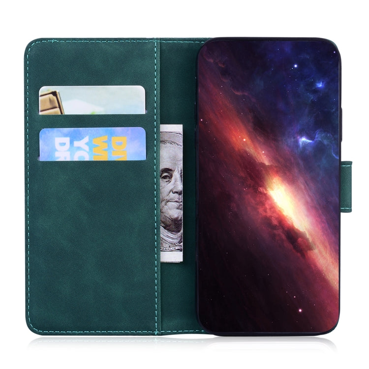 For Redmi K70 / K70 Pro Tiger Embossing Pattern Flip Leather Phone Case(Green) - free shipping - PMC Jewellery - Order now!