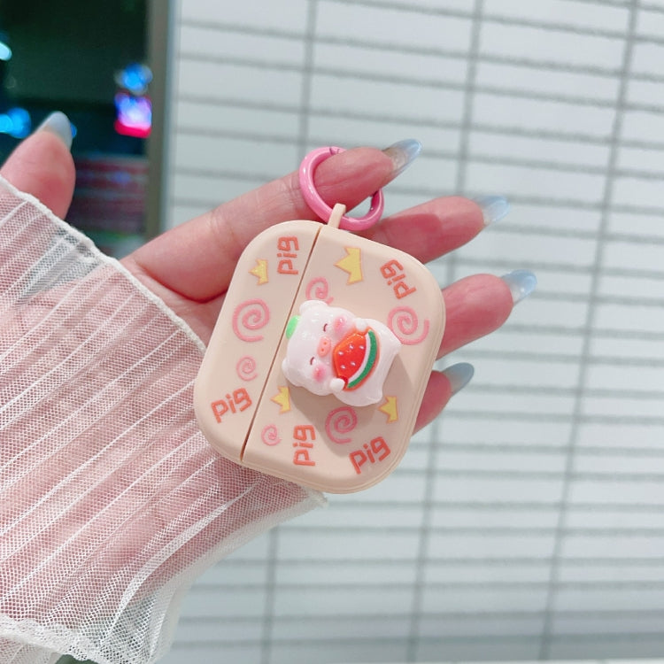 For AirPods Pro 2 Fresh 3D Piglet Pattern Earbuds Box PC Case - For AirPods Pro 2 by PMC Jewellery | Online Shopping South Africa | PMC Jewellery | Buy Now Pay Later Mobicred
