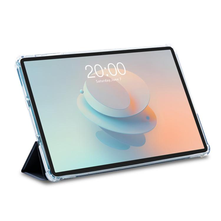 For Teclast P50AI  Anti-slip Texture Smart Tablet Leather Folio Case(Dark Blue) - free shipping - PMc TechLife - Order now!