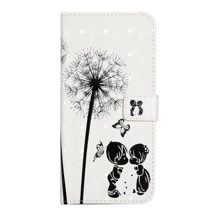 For Samsung Galaxy S25 5G Oil Embossed 3D Drawing Leather Phone Case(Couple Dandelion) - Galaxy S25 5G Cases by PMC TechLife | Online Shopping South Africa | PMC TechLife | Buy Now Pay Later Mobicred