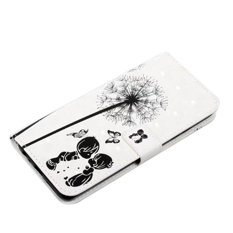 For Samsung Galaxy S25 5G Oil Embossed 3D Drawing Leather Phone Case(Couple Dandelion) - Galaxy S25 5G Cases by PMC TechLife | Online Shopping South Africa | PMC TechLife | Buy Now Pay Later Mobicred