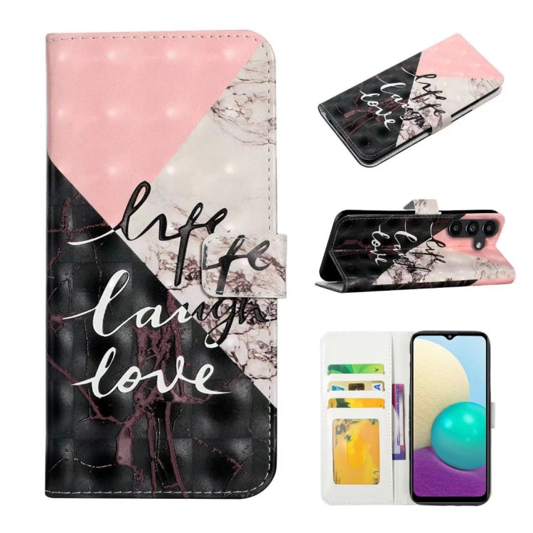 For Samsung Galaxy S25+ 5G Oil Embossed 3D Drawing Leather Phone Case(Stitching Marble) - free shipping - PMC TechLife - Order now!