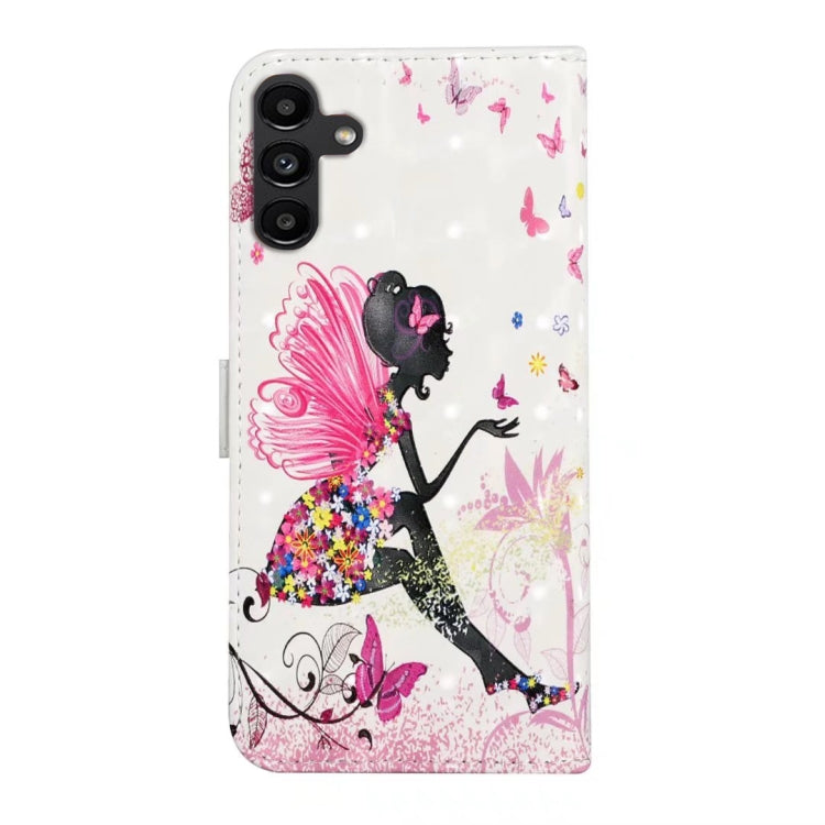 For Samsung Galaxy S25+ 5G Oil Embossed 3D Drawing Leather Phone Case(Flower Fairy) - Galaxy S25+ 5G Cases by PMC TechLife | Online Shopping South Africa | PMC TechLife | Buy Now Pay Later Mobicred