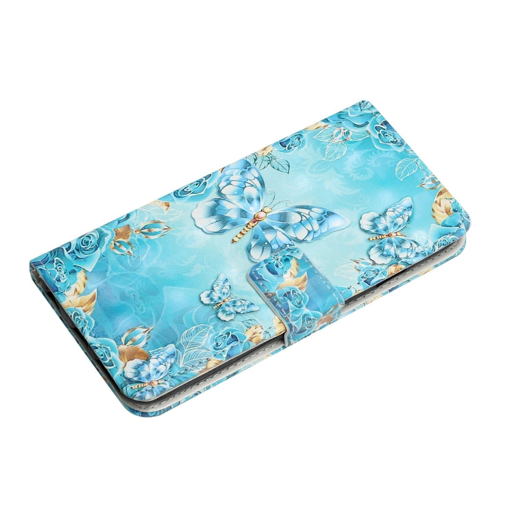 For Samsung Galaxy S25 Ultra 5G Oil Embossed 3D Drawing Leather Phone Case(Blue Butterflies) - Galaxy S25 Ultra 5G Cases by PMC TechLife | Online Shopping South Africa | PMC TechLife | Buy Now Pay Later Mobicred