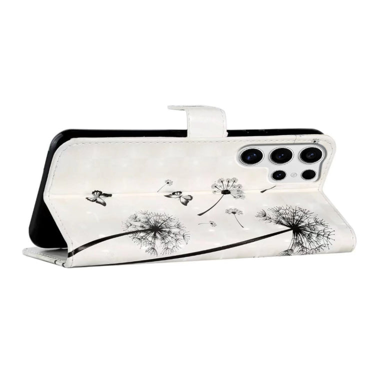 For Samsung Galaxy S25 Ultra 5G Oil Embossed 3D Drawing Leather Phone Case(Couple Dandelion) - Galaxy S25 Ultra 5G Cases by PMC TechLife | Online Shopping South Africa | PMC TechLife | Buy Now Pay Later Mobicred