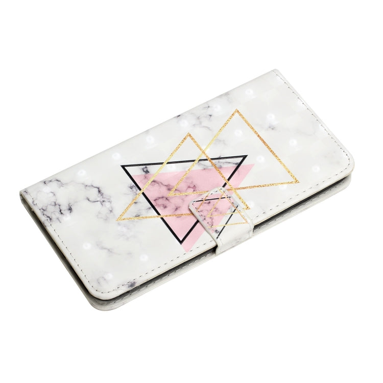 For Samsung Galaxy S25 Ultra 5G Oil Embossed 3D Drawing Leather Phone Case(Triangular Marble) - Galaxy S25 Ultra 5G Cases by PMC TechLife | Online Shopping South Africa | PMC TechLife | Buy Now Pay Later Mobicred