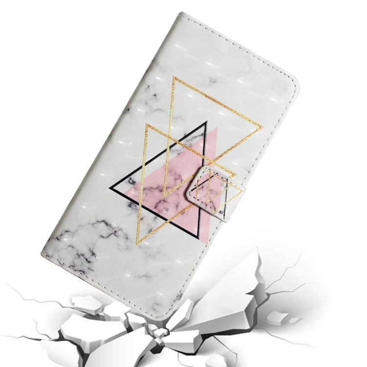 For Samsung Galaxy S25 Ultra 5G Oil Embossed 3D Drawing Leather Phone Case(Triangular Marble) - Galaxy S25 Ultra 5G Cases by PMC TechLife | Online Shopping South Africa | PMC TechLife | Buy Now Pay Later Mobicred