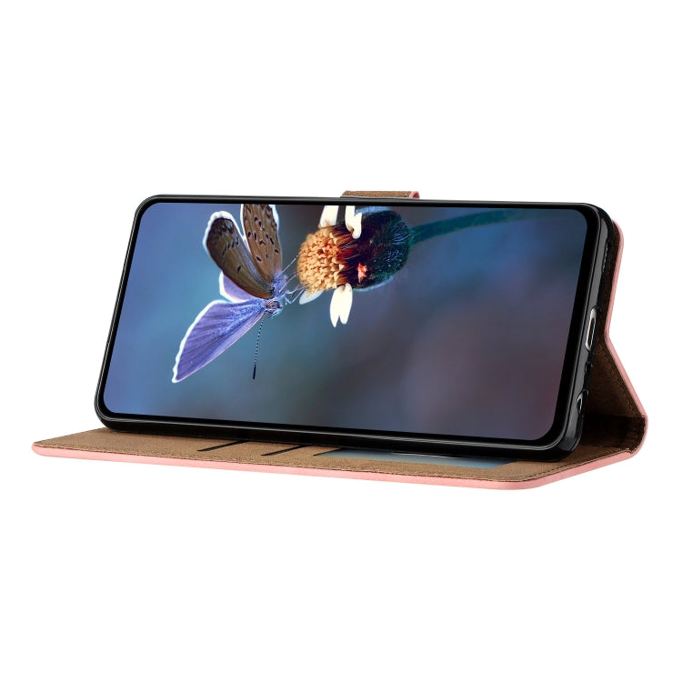 For Samsung Galaxy S25 5G Seven Butterflies Embossed Leather Phone Case(Pink) - Galaxy S25 5G Cases by PMC Jewellery | Online Shopping South Africa | PMC Jewellery | Buy Now Pay Later Mobicred