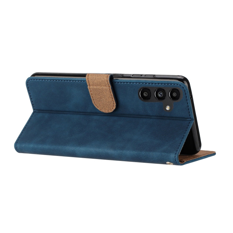 For Samsung Galaxy S25+ 5G Seven Butterflies Embossed Leather Phone Case(Blue) - Galaxy S25+ 5G Cases by PMC Jewellery | Online Shopping South Africa | PMC Jewellery | Buy Now Pay Later Mobicred