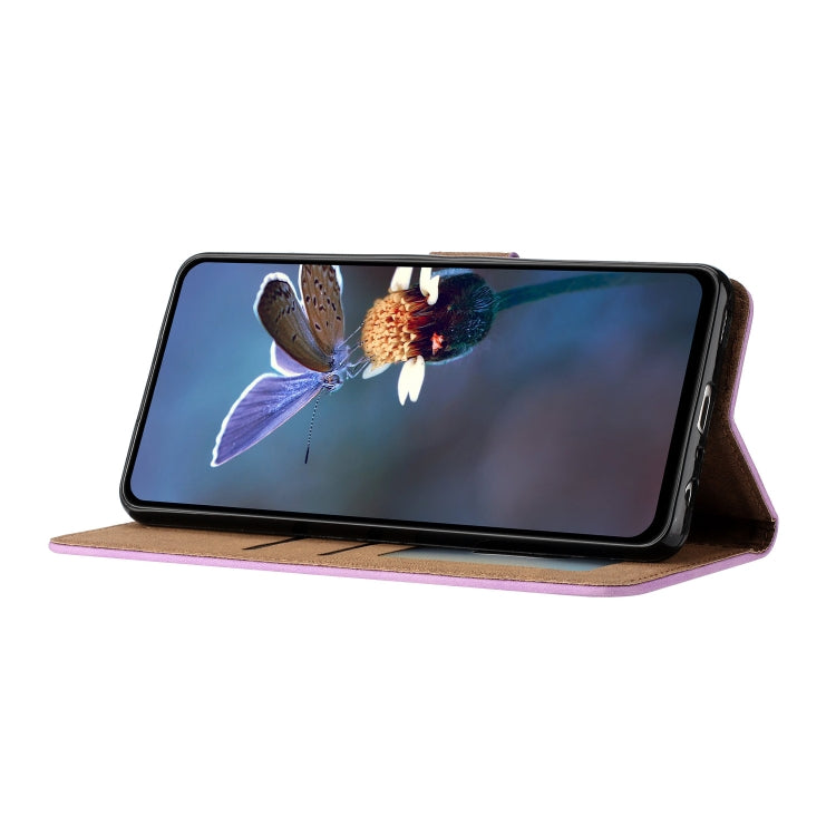 For Samsung Galaxy S25 Ultra 5G Seven Butterflies Embossed Leather Phone Case(Purple) - Galaxy S25 Ultra 5G Cases by PMC Jewellery | Online Shopping South Africa | PMC Jewellery | Buy Now Pay Later Mobicred