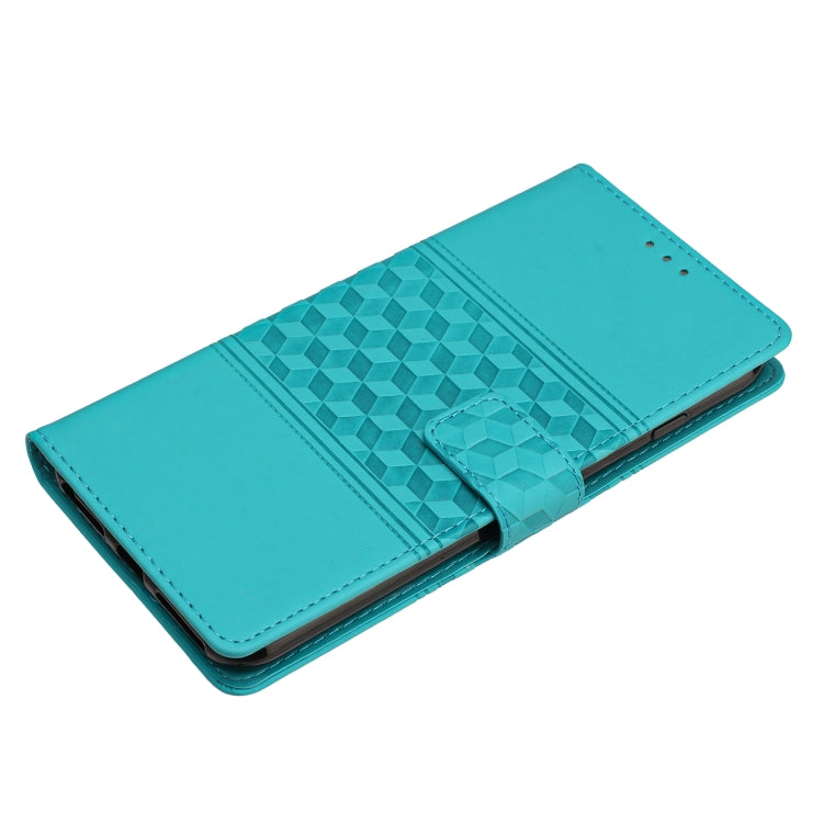For Samsung Galaxy S25 Ultra 5G Diamond Embossed Skin Feel Leather Phone Case(Blue) - Galaxy S25 Ultra 5G Cases by PMC Jewellery | Online Shopping South Africa | PMC Jewellery | Buy Now Pay Later Mobicred