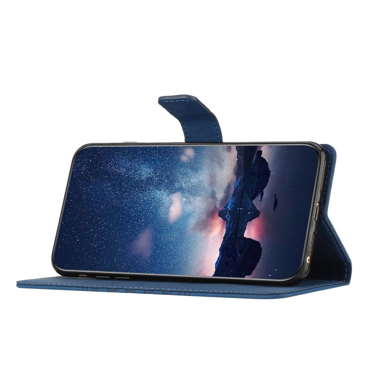 For Samsung Galaxy S25 Ultra 5G Diamond Embossed Skin Feel Leather Phone Case(Dark Blue) - Galaxy S25 Ultra 5G Cases by PMC Jewellery | Online Shopping South Africa | PMC Jewellery | Buy Now Pay Later Mobicred