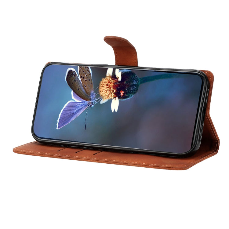 For Samsung Galaxy S25 5G Cherry Blossom Butterfly Skin Feel Embossed PU Phone Case(Brown) - free shipping - PMC Jewellery - Order now!