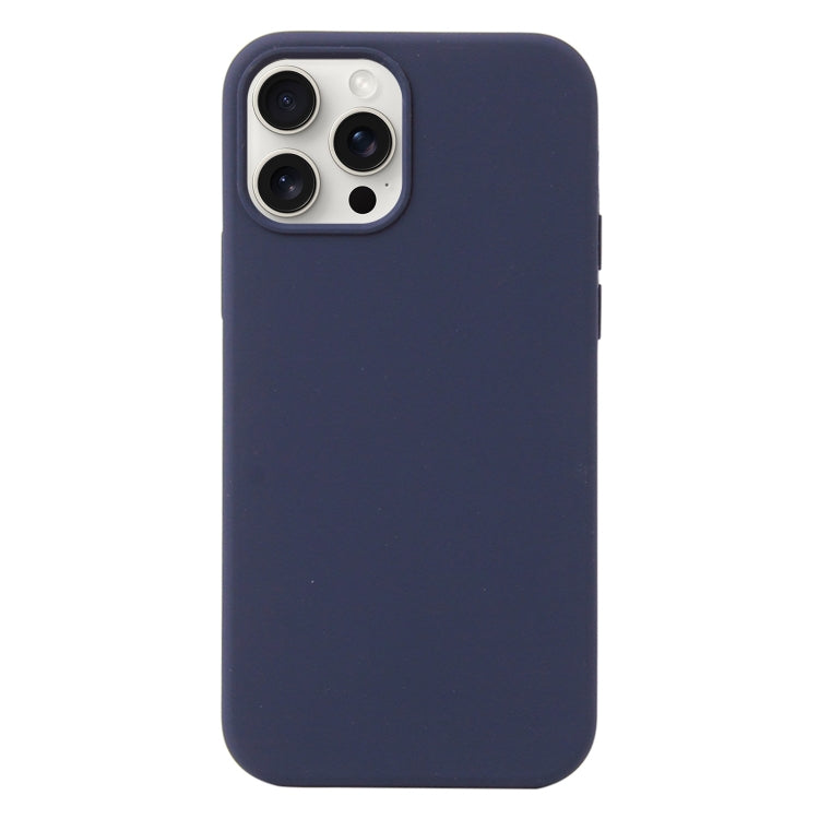 For iPhone 16 Pro Liquid Silicone Phone Case(Midnight Blue) - iPhone 16 Pro Cases by PMC TechLife | Online Shopping South Africa | PMC TechLife | Buy Now Pay Later Mobicred