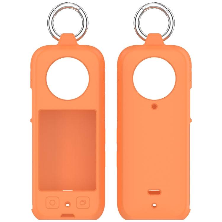 For Insta360 X3 Portable Silicone Protective Case(Orange) - Case & Bags by PMC TechLife | Online Shopping South Africa | PMC TechLife | Buy Now Pay Later Mobicred