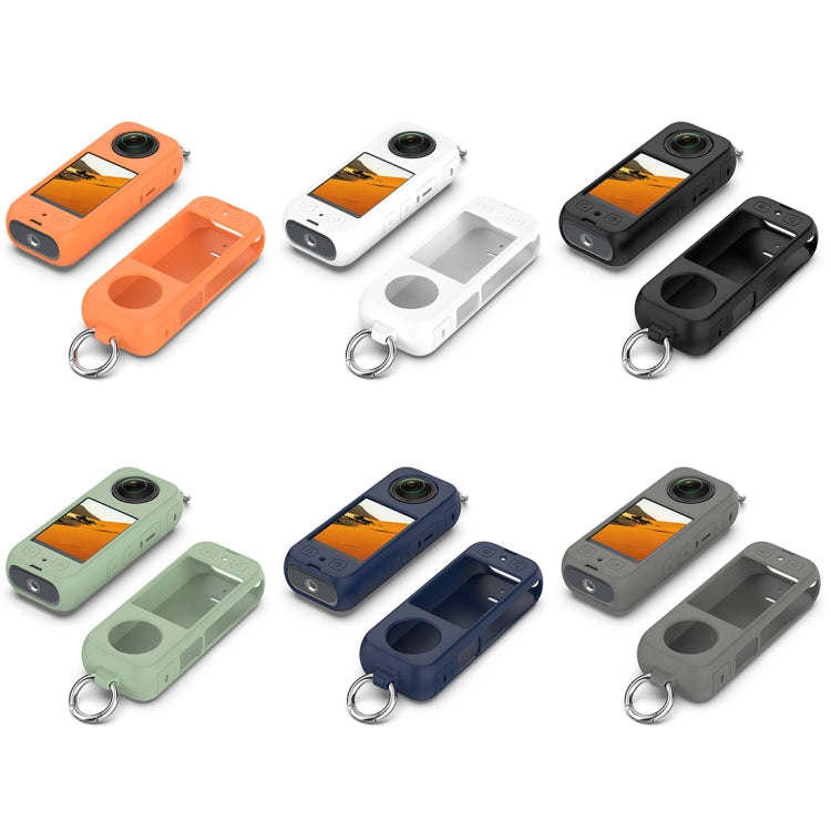 For Insta360 X3 Portable Silicone Protective Case(White) - Case & Bags by PMC TechLife | Online Shopping South Africa | PMC TechLife | Buy Now Pay Later Mobicred