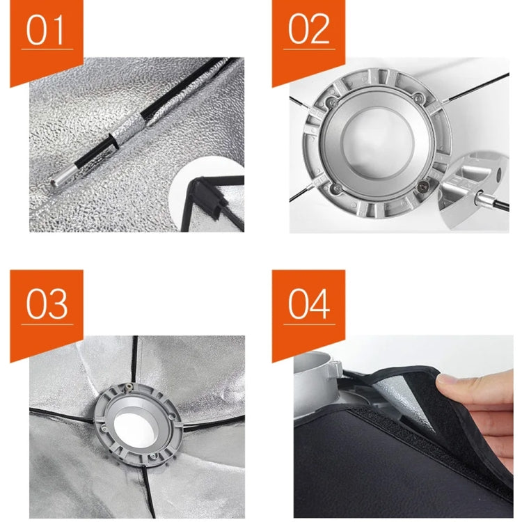 Godox Octagon Honeycomb Grid Softbox with Bowens Mount, Size:140cm - free shipping - PMC TechLife - Order now!