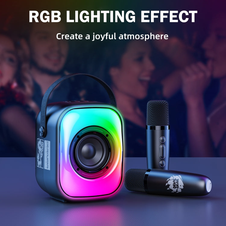 ONIKUMA L7 5W Karaoke Bluetooth Speaker with 2 Microphones(Black) - free shipping - PMC Jewellery - Order now!