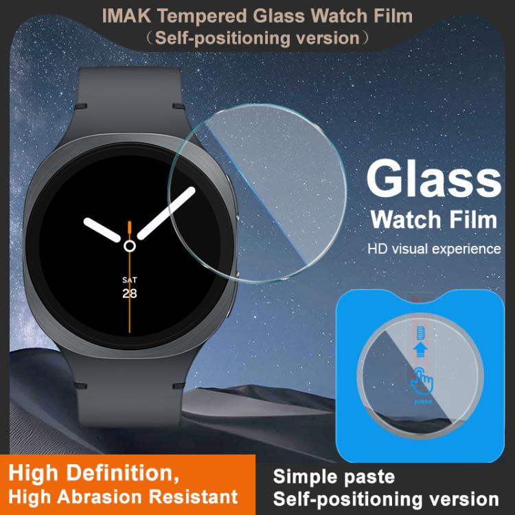 For Samsung Watch8 40mm BT imak Tempered Glass Watch Film, Self-positioning Version - free shipping - PMC TechLife - Order now!