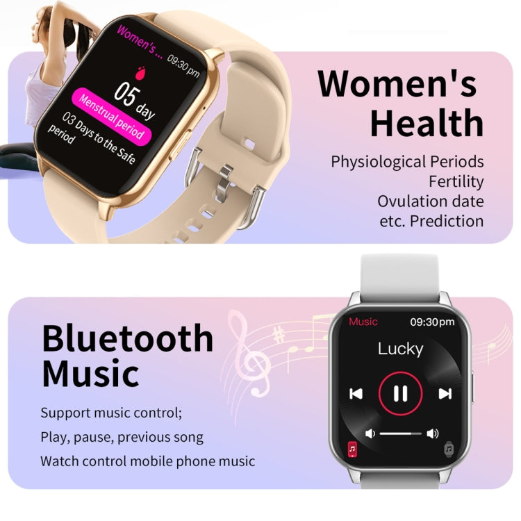 CY12 1.9 inch IPS Screen Smart Watch Supports Voice Calls / Health Monitoring(Silver) - Smart Watches by PMC TechLife | Online Shopping South Africa | PMC TechLife | Buy Now Pay Later Mobicred