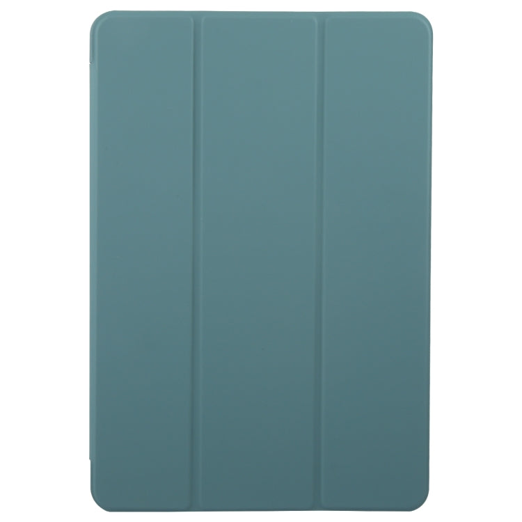 For Huawei MatePad 11.5 S GEBEI 3-folding Holder Shockproof Flip Leather Tablet Case(Dark Green) - free shipping - PMc TechLife - Order now!