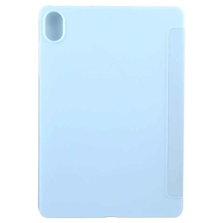 For Huawei MatePad 11.5 S GEBEI 3-folding Holder Shockproof Flip Leather Tablet Case(Sky Blue) - free shipping - PMc TechLife - Order now!