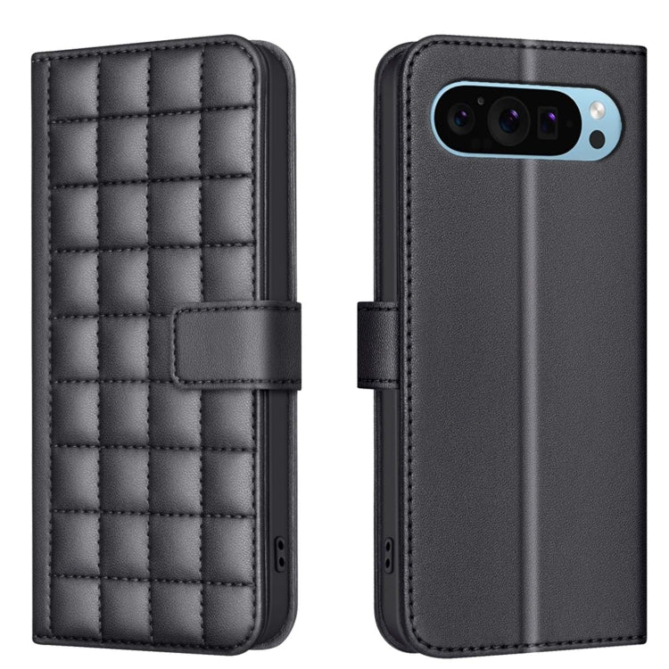 For Google Pixel 9 Pro Square Texture Leather Phone Case(Black) - Google Cases by PMC TechLife | Online Shopping South Africa | PMC TechLife | Buy Now Pay Later Mobicred