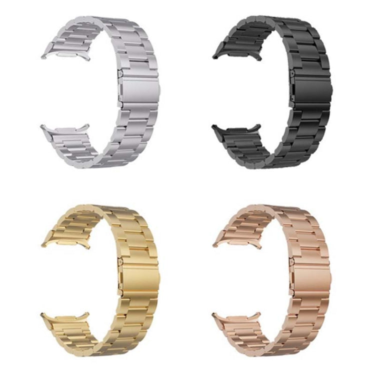 For Samsung Galaxy Watch Ultra 47mm Three Beads Steel Watch Band(Gold) - free shipping - PMC TechLife - Order now!