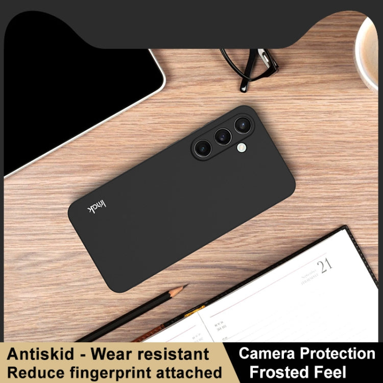 For Samsung Galaxy S24 FE 5G imak UC-3 Series Shockproof Frosted TPU Phone Case(Black) - Galaxy S24 FE 5G Cases by imak | Online Shopping South Africa | PMC Jewellery | Buy Now Pay Later Mobicred