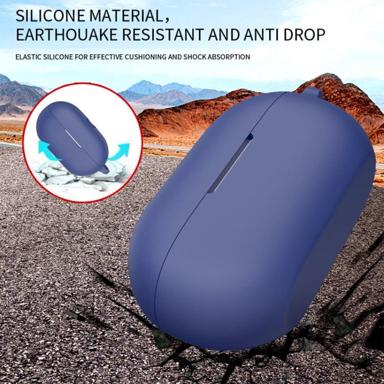 For Beats Solo Buds Wireless Earphones Silicone Protective Case with Hole(Grey) - Other Case by PMC Jewellery | Online Shopping South Africa | PMC Jewellery | Buy Now Pay Later Mobicred
