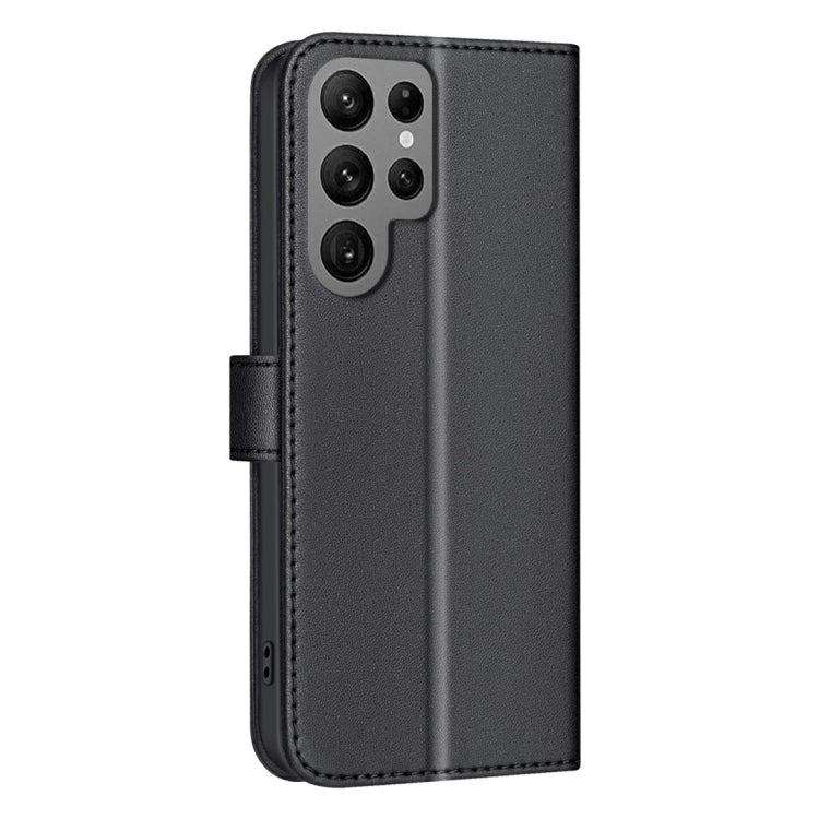 For Samsung Galaxy S25 Ultra 5G Square Texture Leather Phone Case(Black) - Galaxy S25 Ultra 5G Cases by PMC TechLife | Online Shopping South Africa | PMC TechLife | Buy Now Pay Later Mobicred