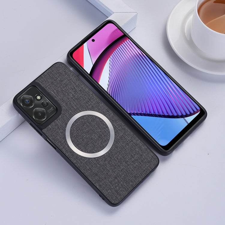 For Motorola Moto G 5G 2024 CD Magsafe Magnetic Cloth Texture Phone Case(Orange) - Motorola Cases by PMC Jewellery | Online Shopping South Africa | PMC Jewellery | Buy Now Pay Later Mobicred