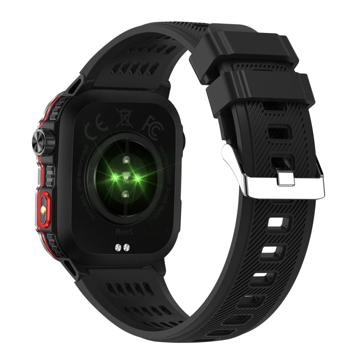 HT29 2.01 inch IPS Screen Triple Proof Smart Watch with Banknote Detector Light(Black) - Smart Watches by PMC TechLife | Online Shopping South Africa | PMC TechLife | Buy Now Pay Later Mobicred