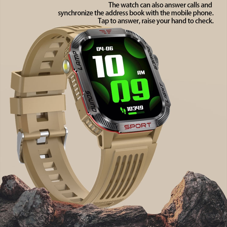 HT29 2.01 inch IPS Screen Triple Proof Smart Watch with Banknote Detector Light(Green) - Smart Watches by PMC TechLife | Online Shopping South Africa | PMC TechLife | Buy Now Pay Later Mobicred