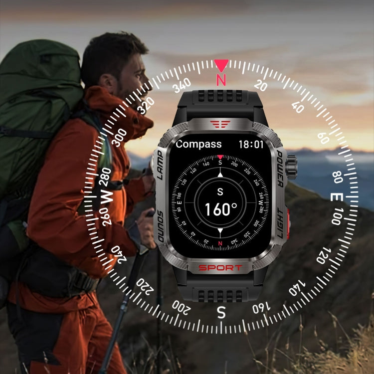 HT29 2.01 inch IPS Screen Triple Proof Smart Watch with Banknote Detector Light(Green) - Smart Watches by PMC TechLife | Online Shopping South Africa | PMC TechLife | Buy Now Pay Later Mobicred