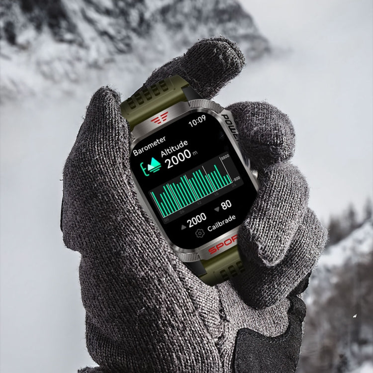 HT29 2.01 inch IPS Screen Triple Proof Smart Watch with Banknote Detector Light(Green) - Smart Watches by PMC TechLife | Online Shopping South Africa | PMC TechLife | Buy Now Pay Later Mobicred