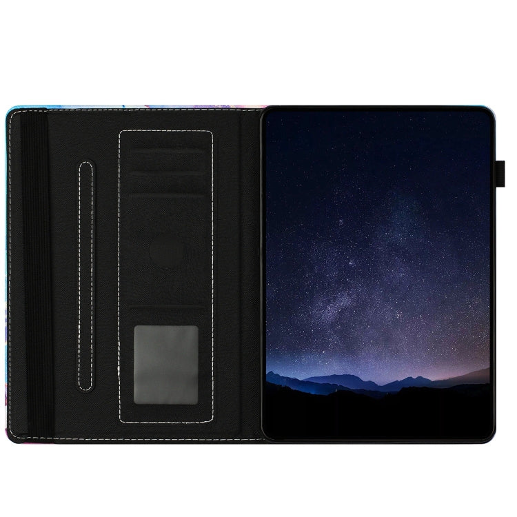 For Lenovo Tab M11/ Xiaoxin Pad 11 2024 Marble Litchi Leather Smart Tablet Case(Green) - Lenovo by PMC Jewellery | Online Shopping South Africa | PMC Jewellery | Buy Now Pay Later Mobicred