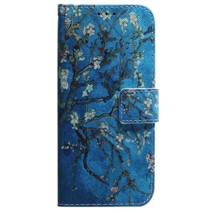 For Samsung Galaxy S25 5G Coloured Drawing Flip Leather Phone Case(Apricot) - Galaxy S25 5G Cases by PMC Jewellery | Online Shopping South Africa | PMC Jewellery | Buy Now Pay Later Mobicred