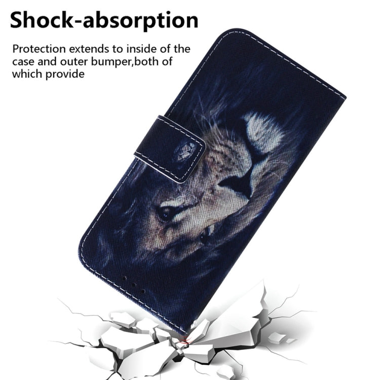 For Samsung Galaxy S25 Ultra 5G Coloured Drawing Flip Leather Phone Case(Lion) - Galaxy S25 Ultra 5G Cases by PMC Jewellery | Online Shopping South Africa | PMC Jewellery | Buy Now Pay Later Mobicred
