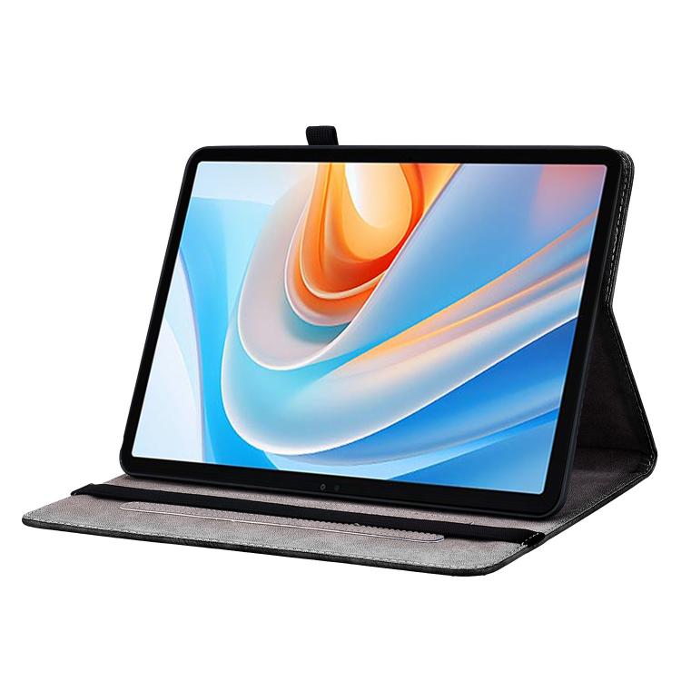 For itel VistaTab 30 Crystal Texture Painted Leather Smart Tablet Case(Cat Reflection Tiger) - Others by PMC TechLife | Online Shopping South Africa | PMC TechLife | Buy Now Pay Later Mobicred