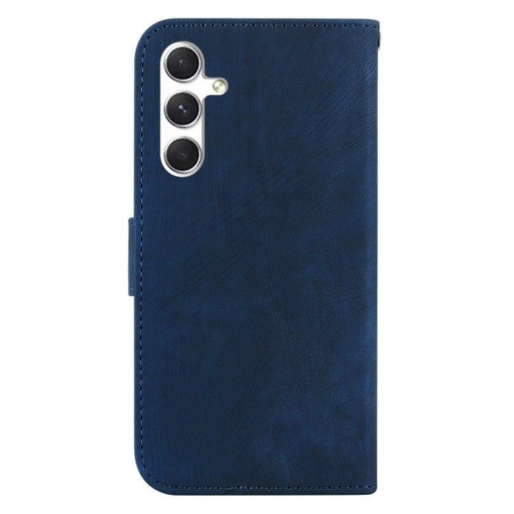 For Samsung Galaxy S25+ 5G Little Tiger Embossed Leather Phone Case(Dark Blue) - free shipping - PMC Jewellery - Order now!