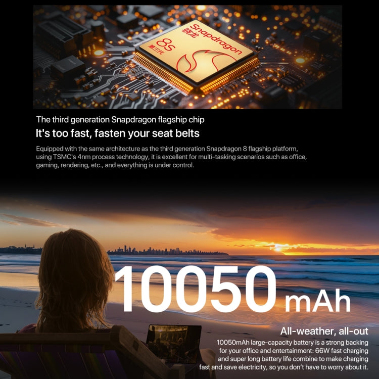 Honor MagicPad2 WiFi Tablet PC, 8GB+256GB, 12.3 inch MagicOS 8.0.1 Qualcomm Snapdragon 8s Gen 3 Octa Core(White) - free shipping - PMc TechLife - Order now!