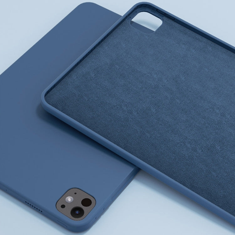 For iPad Pro 11 2024 Mutural Silicone Microfiber Tablet Case(Midnight Blue) - free shipping - PMc TechLife - Order now!