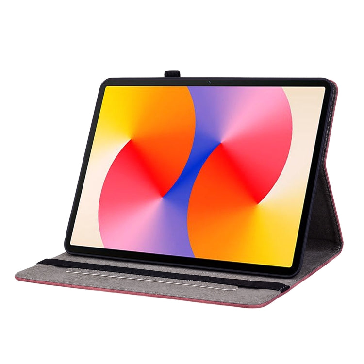 For Huawei MatePad SE 11 2024 Butterfly Rose Embossed Leather Tablet Case(Red) - free shipping - PMC Jewellery - Order now!