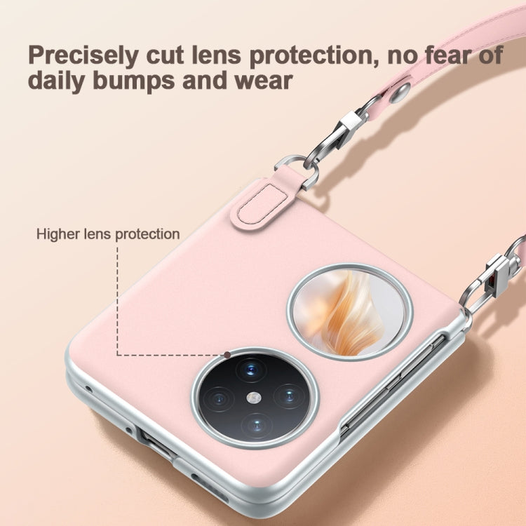 For Huawei nova Flip SULADA Skin Feel Liquid Leather Phone Case with Strap(Purple) - free shipping - PMC TechLife - Order now!