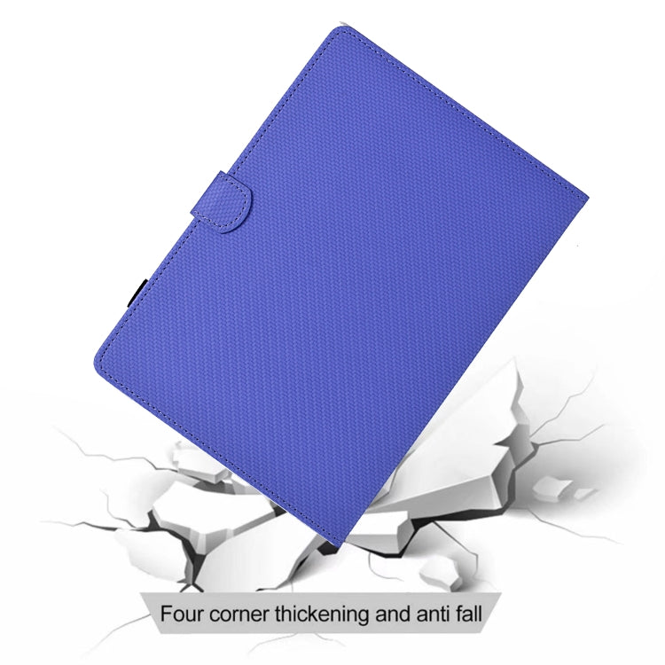 For Lenovo Tab M11 / Xiaoxin Pad 2024 Solid Color Fiber Texture Smart Tablet Leather Case(Purple) - Lenovo by PMC Jewellery | Online Shopping South Africa | PMC Jewellery | Buy Now Pay Later Mobicred