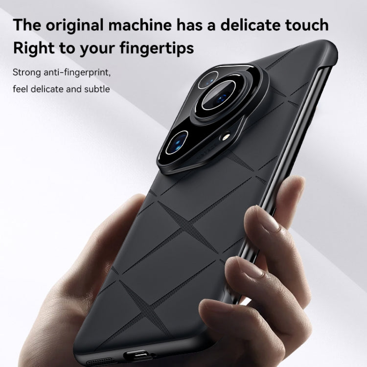 For Huawei Pura 70 Borderless Upshrink Camera Protection Magnetic Phone Case(Silver) - free shipping - PMC Jewellery - Order now!